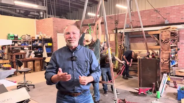 Video still from the Kilroy’s Workshop Colorado Springs shop tour.